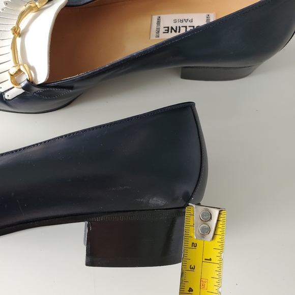 Celine Black and White Loafers - Picture 16 of 16